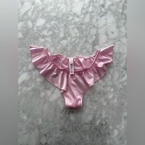 SKIMS XXS Pink Ruffle Panties